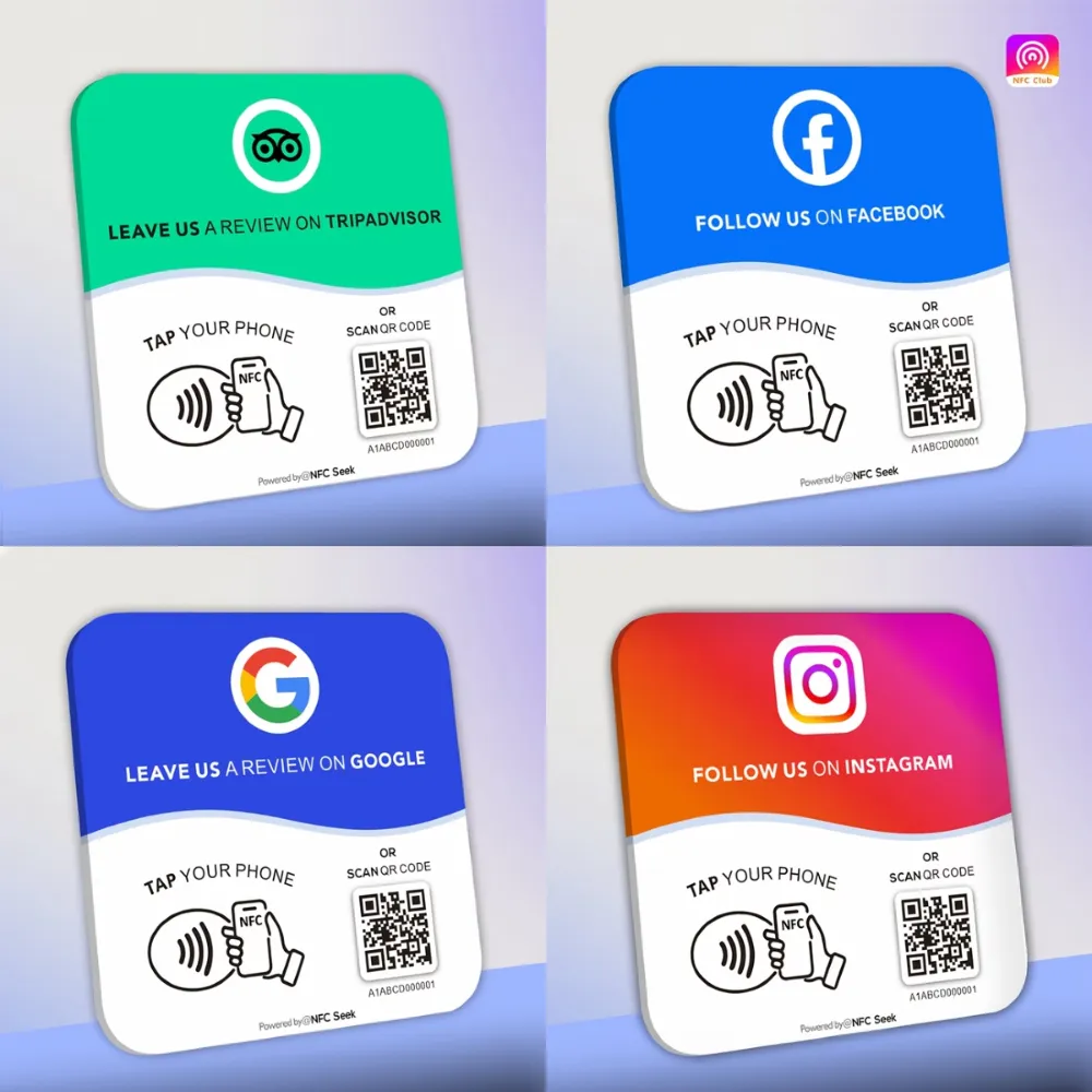 Plaque NFC