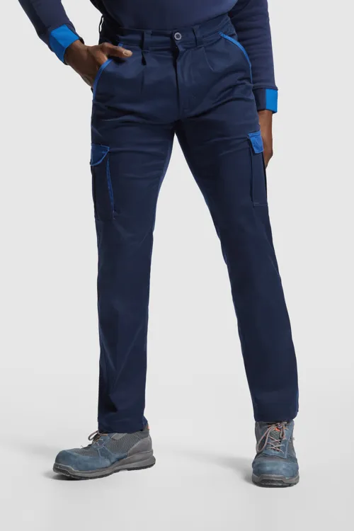 Pantalon Cargo Bicolore