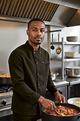 Veste Chef Cuisine Manches Longues