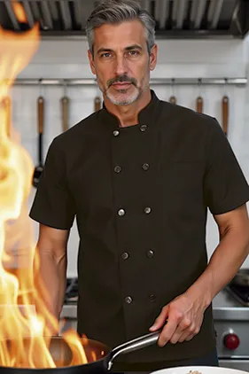 Veste Chef Cuisine Manches Courtes