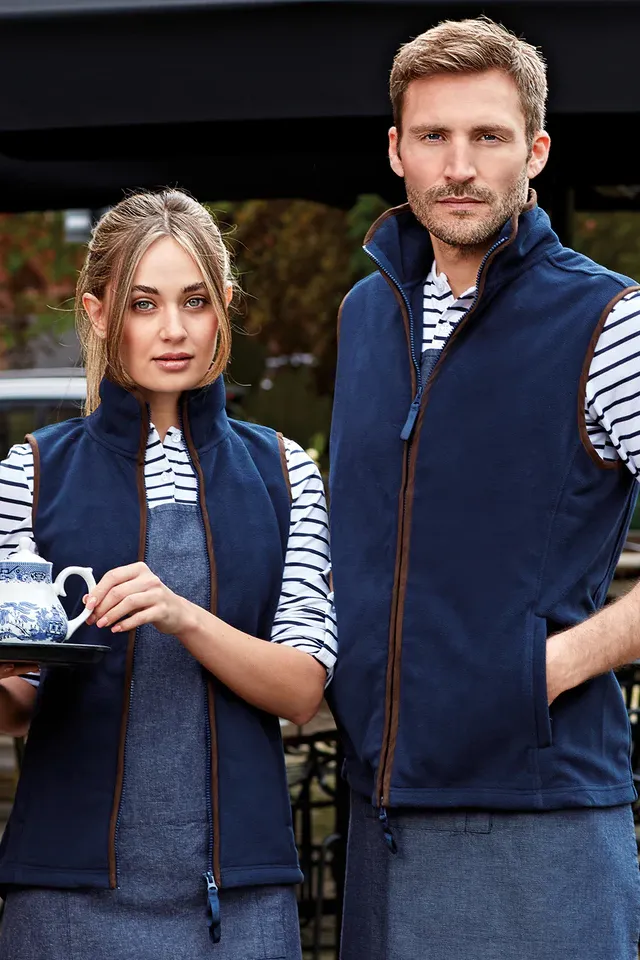 Veste Polaire Bicolore Sans Manches