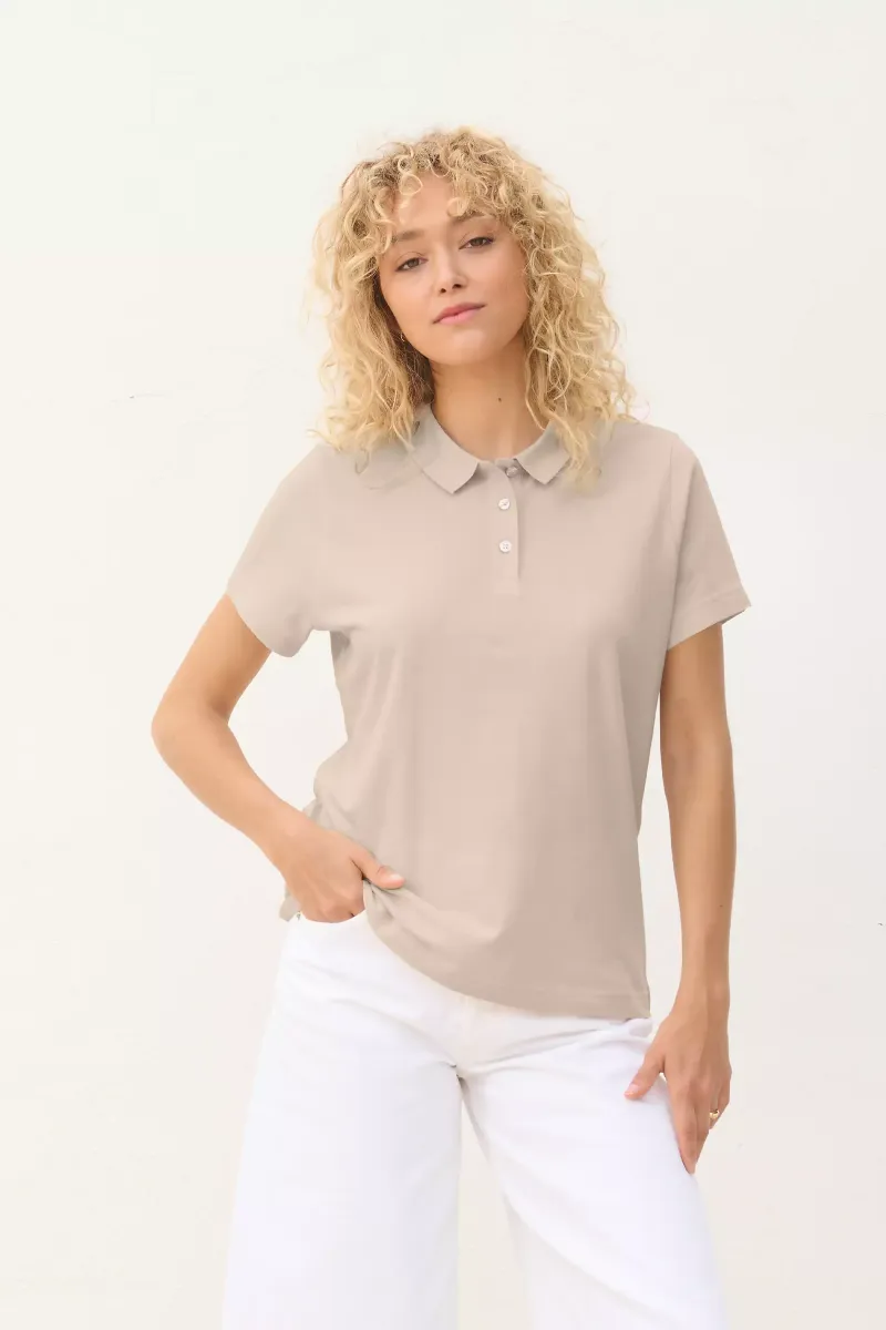 Polo Piqué Léger Femme