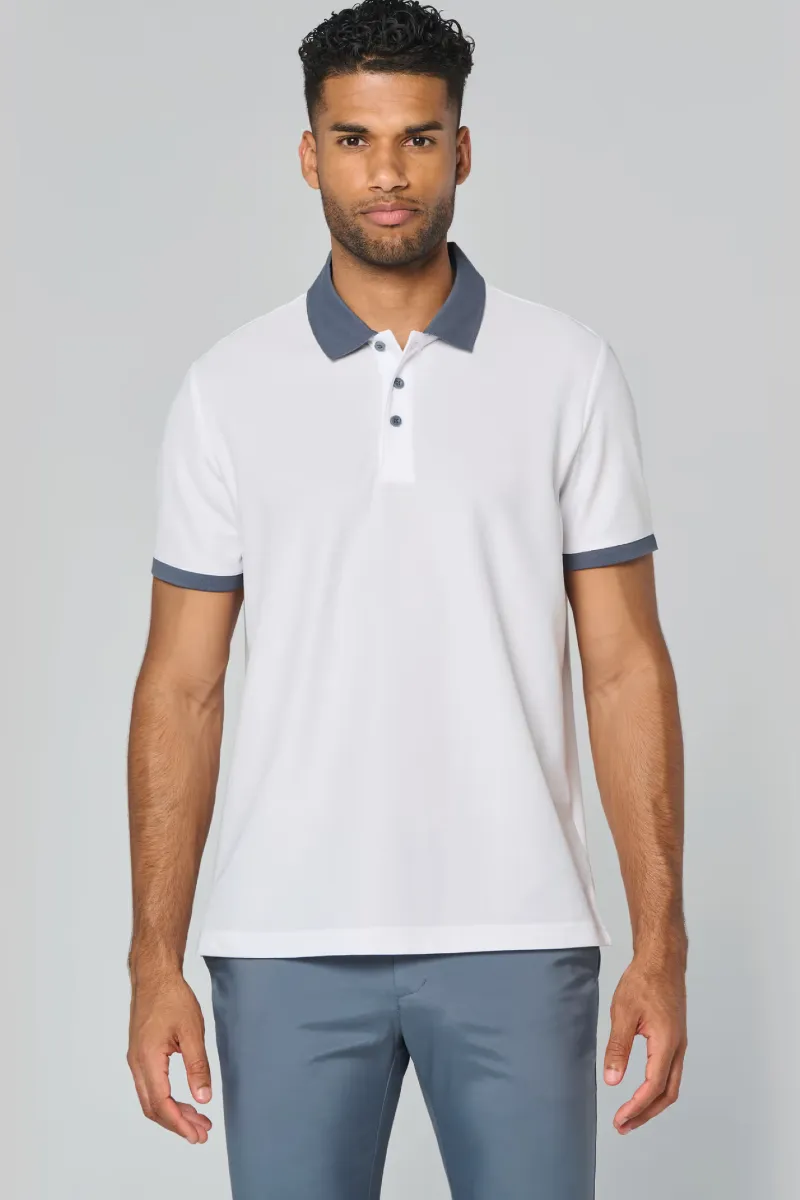 Polo Piqué Bicolore Performance