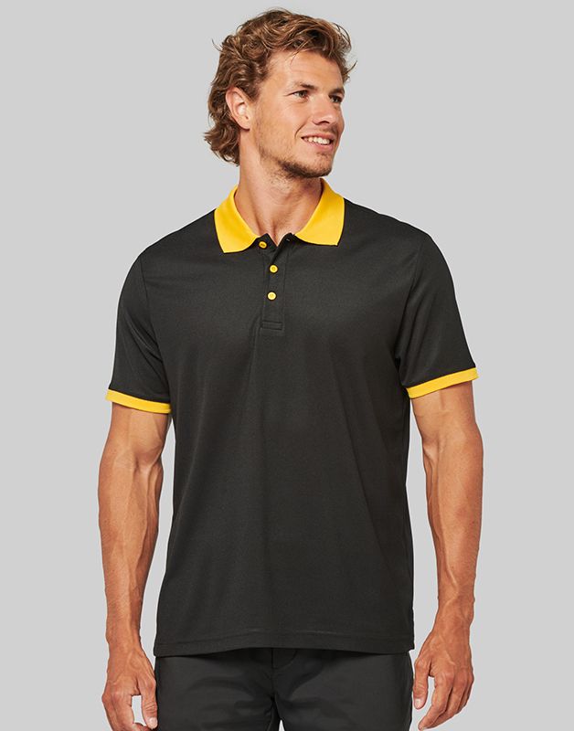 Produit Polo Piqué Bicolore Performance