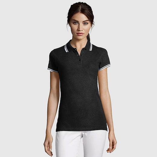 Produit Polo Premium à Liserés Femme