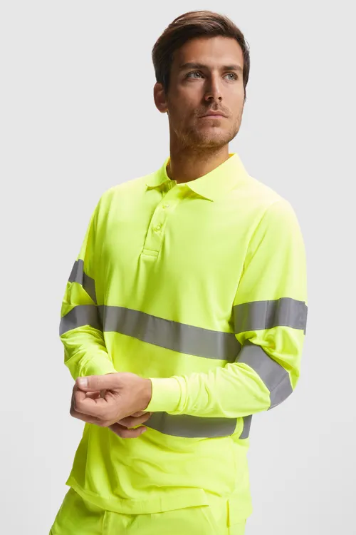 Polo Manches longues Haute Visibilté