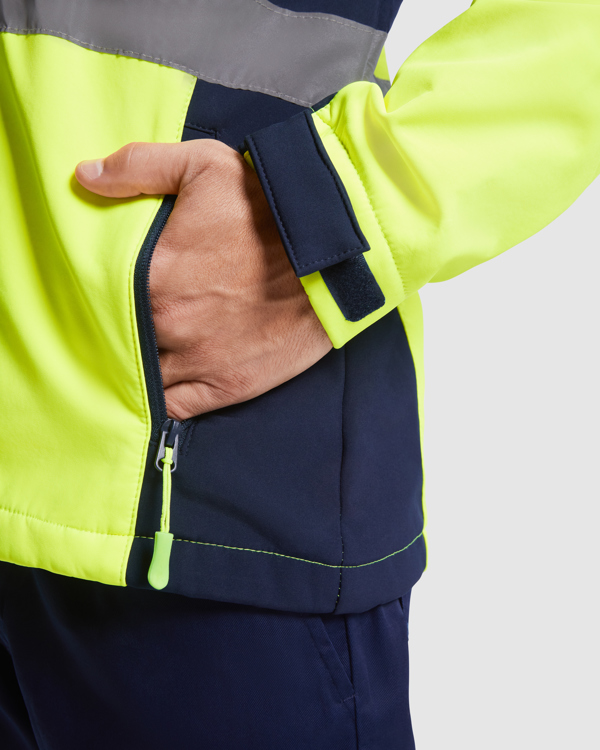 Produit Veste Softshell Haute Visibilté