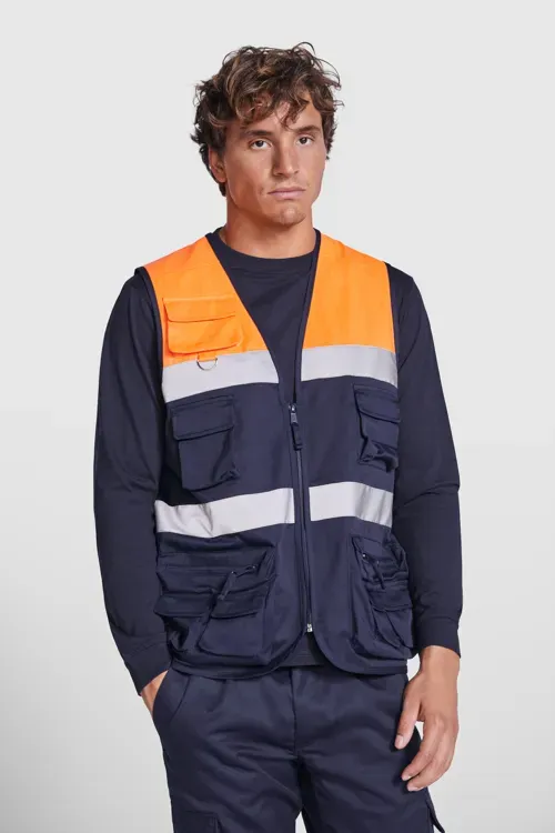 Veste Multi-Poches Haute Visibilité