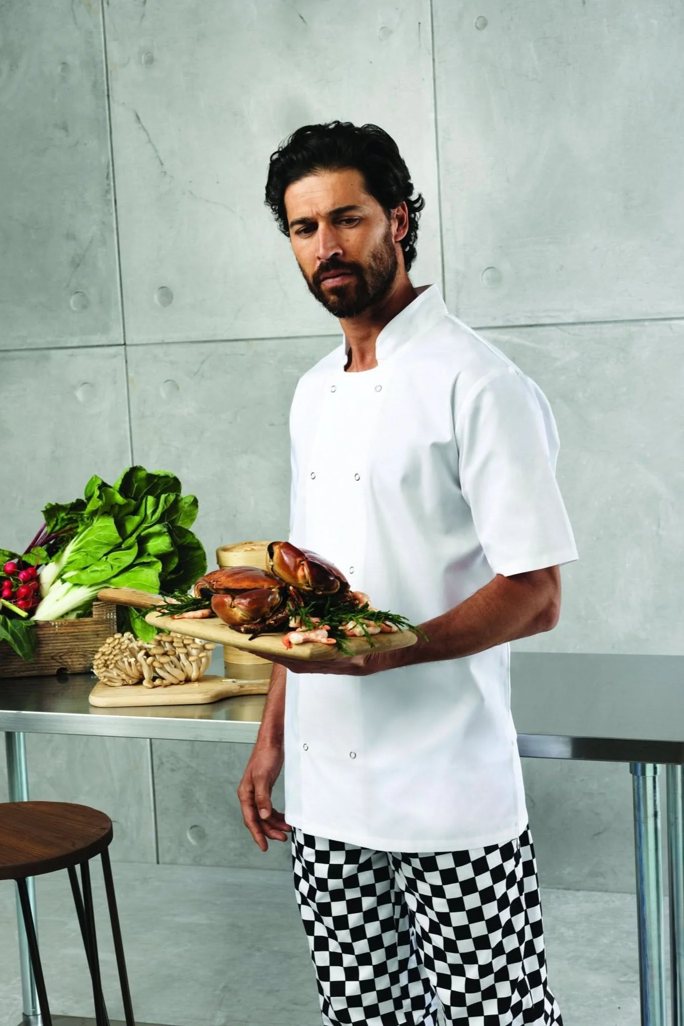 Produit Veste De Cuisine Premium Manches Courtes