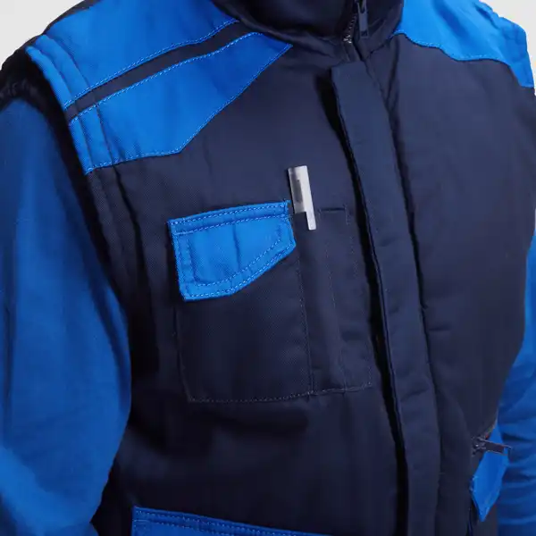 Gilet De Travail Multi-Poches Bicolore - 4