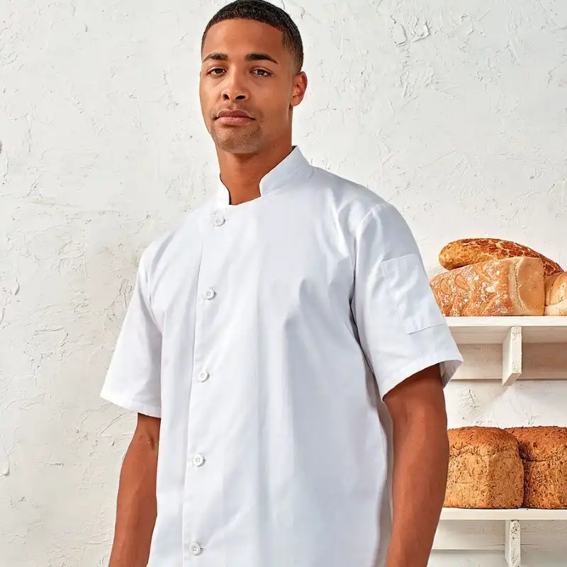 Veste Chef Cuisine Manches Courtes Essential - 3