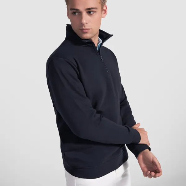 Produit Sweat Demi Zip Col Montant Unisexe