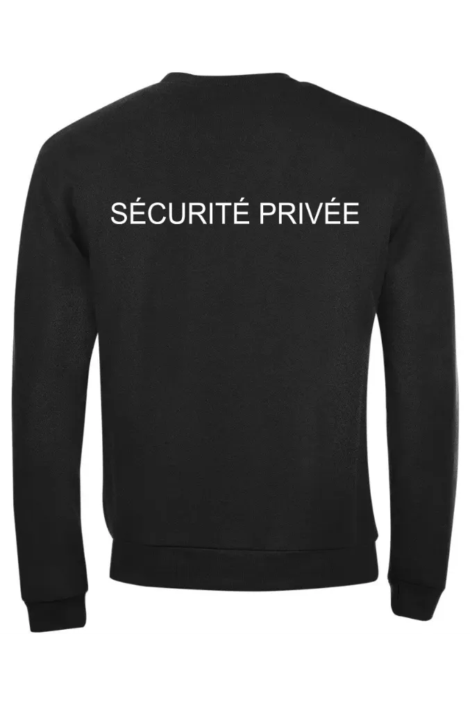 Sweat-Shirt Col Rond Sécurité Privé - 2
