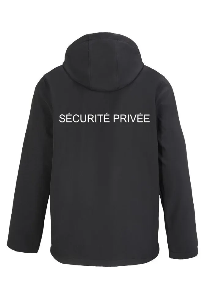 Produit Veste Softshell 2 Couches Sécurité Privé