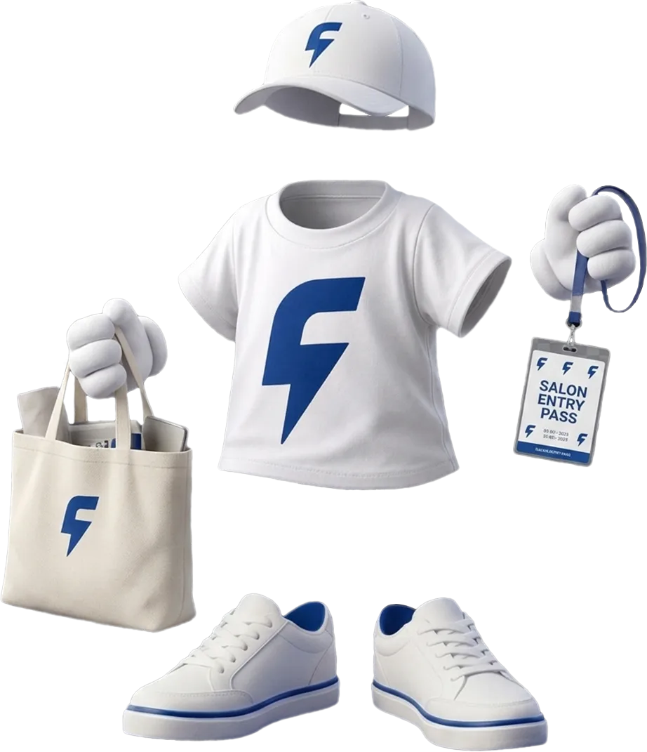 Flasher avec des goodies personnalisés